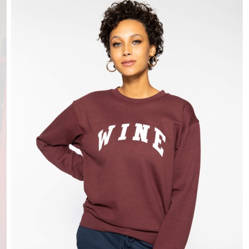 Sub_urban riot - WINE WILLOW SWEATSHIRT